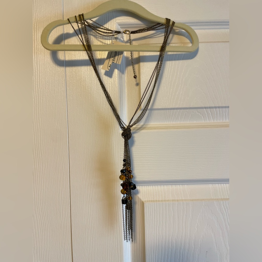 Beaded Tassel Necklace